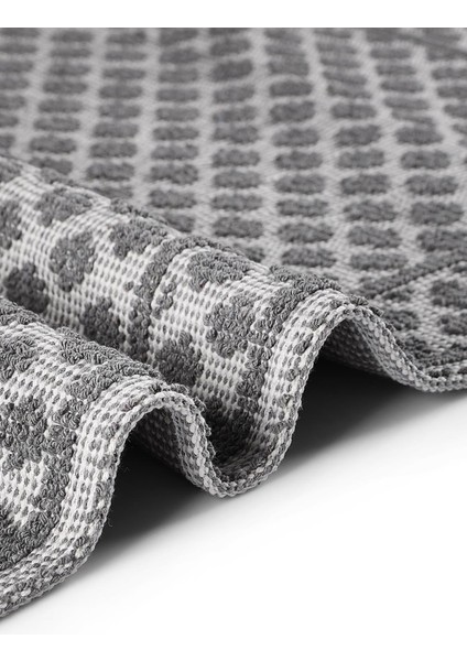 Granada Doğal Pamuklu 2'li Banyo Paspas & Halı Seti 60X100+50X60 cm - Gri fırsatları