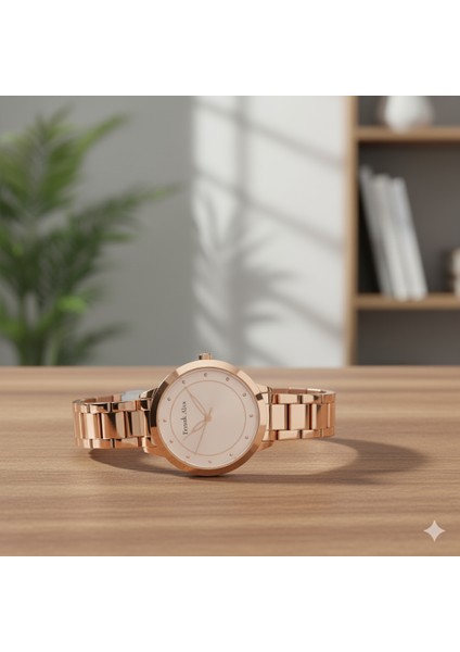 Kadın Kol Saati Altın Renk, Altın Kadran - Şık Metal Kordon, 2 Yıl Garantili fiyatları