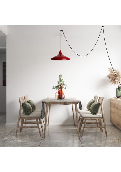 Champion Fişe Takılabilir Tekli Avize Sarkıt Salon Mutfak Ofis Oturma Odası Aydınlatma Sarkıt Lamba fiyatları