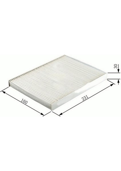 Mtxdpn Polen Filtresi [ Renault Clio Ii, Kangoo 1.2/1.4/1.5 Dci/1.6/1.6 16V/1.9 D-Dti-Dci 1998 -, Megane I 1.4 E/1.4 16V/1.6 E/1.6 16V/1.8 16V/1.9 D-Dti-Tdi-Dci 1996-2003 ]