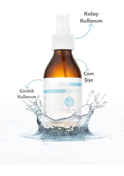 Kolloidal Gümüş Suyu Sprey 40 ppm fiyatları