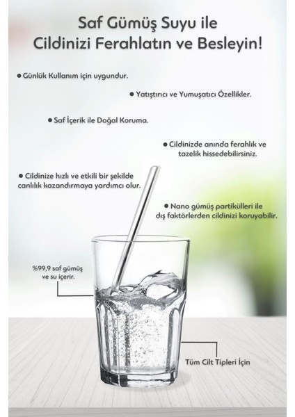 Kolloidal Gümüş Suyu Sprey 40 ppm modelleri