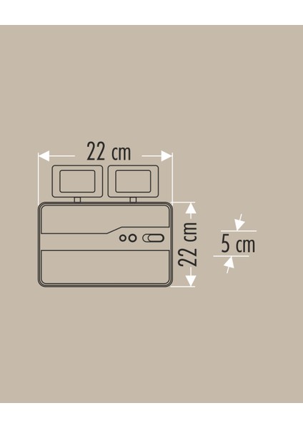 CT-9172 2×10W LED Acil Aydınlatma Armatürü fırsatları
