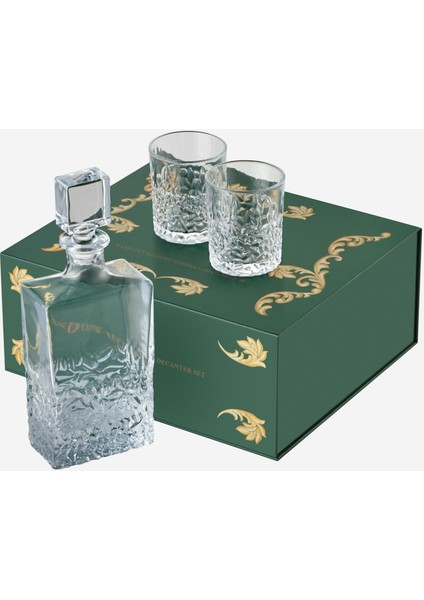 The Gentlemen’s Reserve Şeffaf Cam Viski Seti