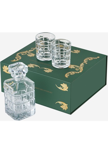 The Gentlemen’s Reserve Şeffaf Cam Viski Seti