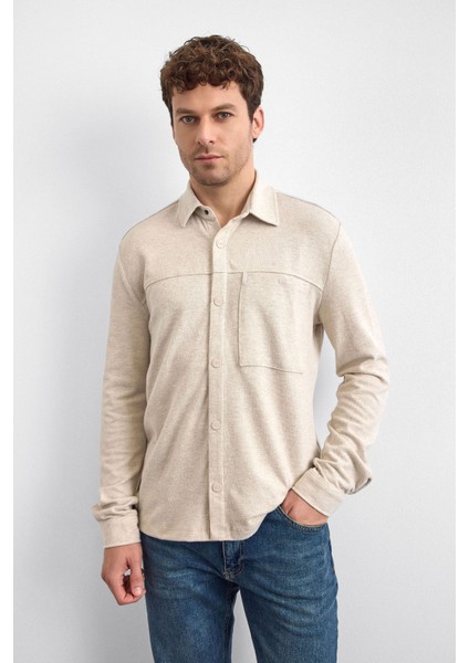 Pamuklu Regular Fit Klasik Yaka Uzun Kollu Gömlek Erkek Gömlek B35W22005 117 fiyatları