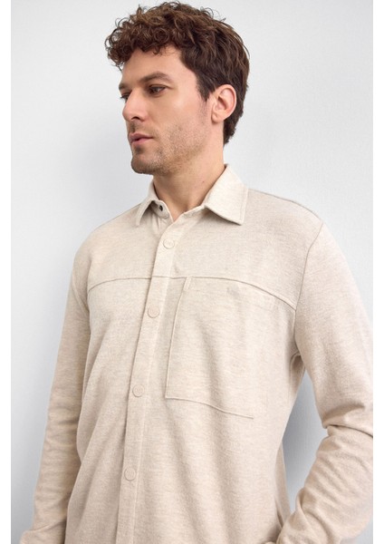 Pamuklu Regular Fit Klasik Yaka Uzun Kollu Gömlek Erkek Gömlek B35W22005 117 modelleri