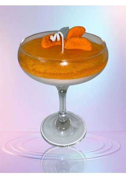 Tangerine Cocktail Candle Mandalina Kokteyl Kokulu Mum Mandalina Kokulu Mum
