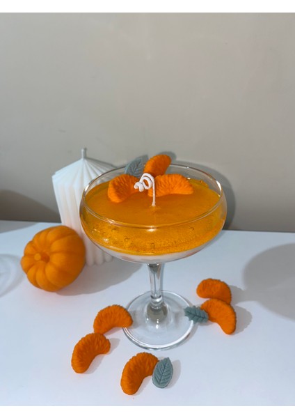Tangerine Cocktail Candle Mandalina Kokteyl Kokulu Mum Mandalina Kokulu Mum fiyatları