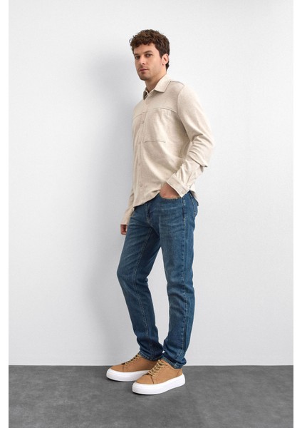 Pamuklu Regular Fit Klasik Yaka Uzun Kollu Gömlek Erkek Gömlek B35W22005 117 indirimleri