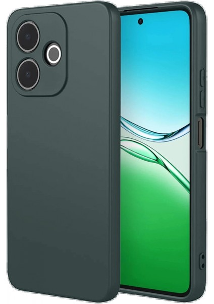 Oppo A5 Pro 4g First Silikon - Koyu Yeşil