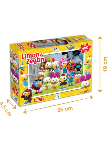 Limon Ile Zeytin - 200 Parçalı Puzzle