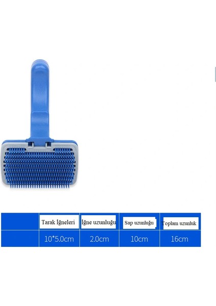 Düğmeli Kendini Temizleyen Fırça - Evcil Hayvan Tüy Tarağı modelleri