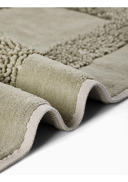 Melo Doğal Pamuklu 2'li Banyo Paspas & Halı Seti 60X100 50X60 Taş fırsatları