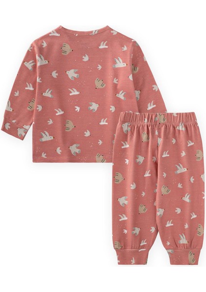 Desenli Mevsimlik Pijama Takım 1-7 Yaş K Pembe fiyatları