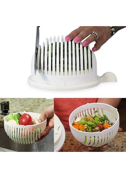 Salata Yapma Seti Pratik - Salad Cutter Bowl fırsatları