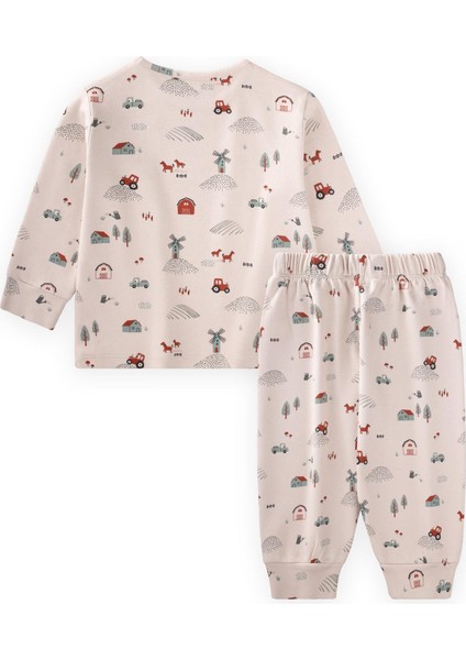 Desenli Mevsimlik Pijama Takım 1-7 Yaş Çiftlik Desen fiyatları