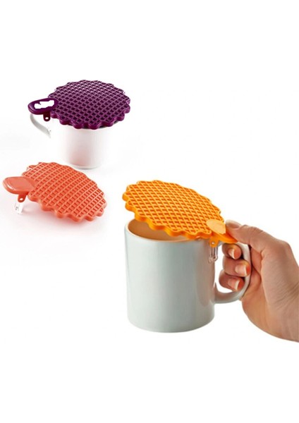 Kupa Kapağı Bardak Kapağı Mandallı Açılır Kapanır Kapak