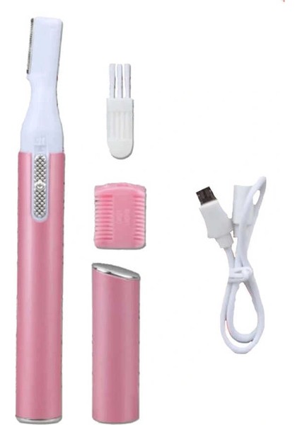 Şarjlı - Bayan Kaş ve Bıyık Alma Makinesi - Yüz Tüy Alıcı Şekillendirici fırsatları