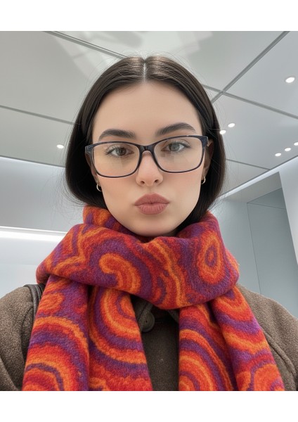 Dikdörtgen Füme Unisex Gözlük – Optik Cam Değişimine Uygun