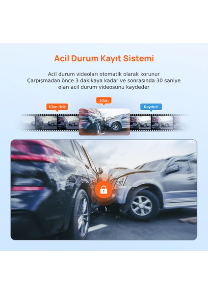 70MAİ Araç Kamerası A410 Ön Kamera+ RC21 Arka Kamera Set 2.5k + 1080P Çift Kamera fiyatları