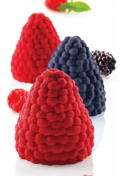 Pasta Kek Kalıbı Ahududu Boğürtlen 3D Mora & Lampone 110 Pmora &amp Lampone 110P modelleri