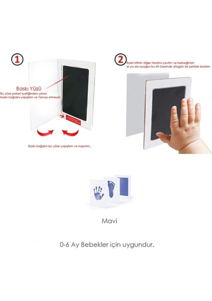 El Ayak Izi Kalıbı Seti