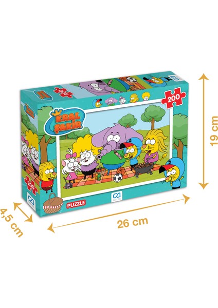 Kral Şakir - 200 Parçalı Puzzle fiyatları