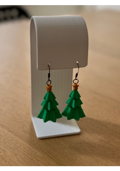 Yılbaşı Ağaç Figürlü Küpe – Noel Temalı Küpe modelleri