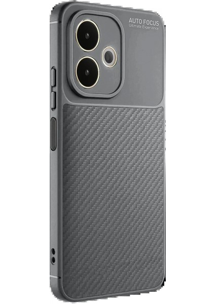 Oppo A5 Pro 4g Kılıf Auto Focus Karbon Kapak - Gri modelleri