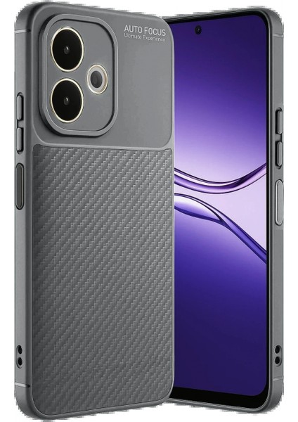 Oppo A5 Pro 4g Kılıf Auto Focus Karbon Kapak - Gri fırsatları