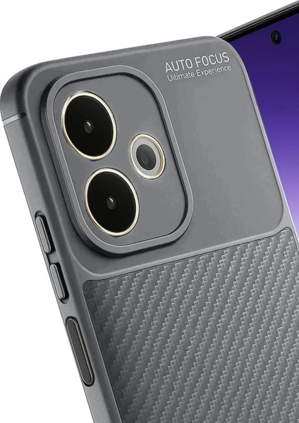 Oppo A5 Pro 4g Kılıf Auto Focus Karbon Kapak - Gri indirimleri