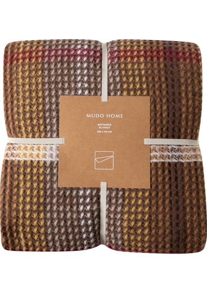 Oxford Scotch Diz Üstü Battaniye Bej Hardal 130X170 modelleri