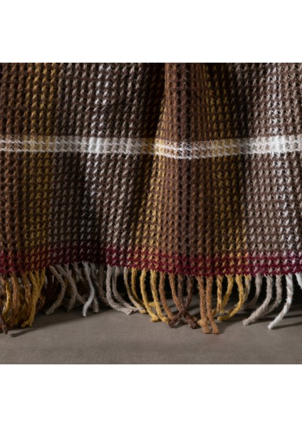 Oxford Scotch Diz Üstü Battaniye Bej Hardal 130X170 indirimleri
