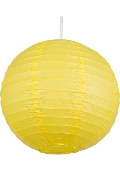 Dekoratif Çin Feneri – Kağıt Lamba - Sarı fırsatları
