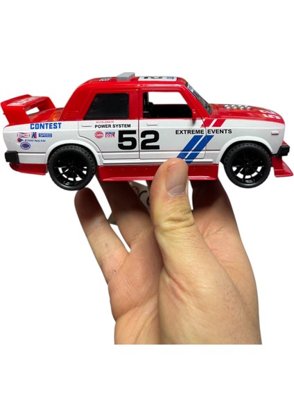 Işıklı Sesli Duman Çıkaran Sürtmeli Lada Araba