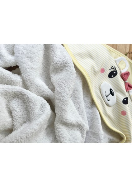 Pamuklu 75×75 Ayıcıklı Bebek Havlusu / Kundak fiyatları