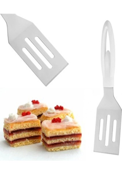 Delikli Metal Spatula - Balerin Spatula