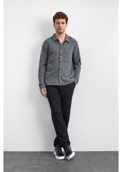 Pamuk Karışımlı Regular Fit Klasik Yaka Uzun Kollu Gömlek Erkek Gömlek B35W22003 105 fiyatları