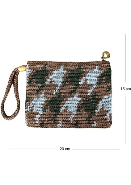 El Örgüsü Makrome Ip Wayuu Portföy Çanta - 20 x 15 cm fiyatları