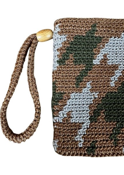 El Örgüsü Makrome Ip Wayuu Portföy Çanta - 20 x 15 cm modelleri