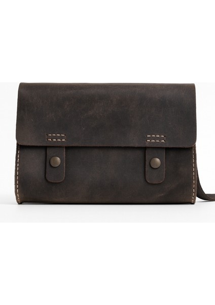 Kum Rengi Deri El Çantası – Günlük Kullanım ve Seyahat Organizeri