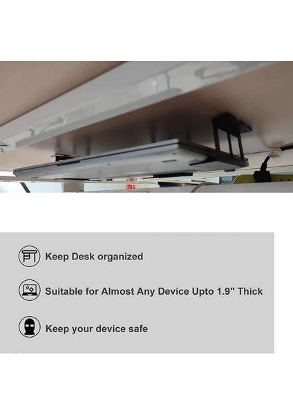Masa Altı Dizüstü Bilgisayar Tablet Saklama Standı 4,8 cm (Yurt Dışından) fiyatları