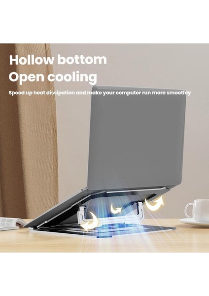 360 Derece Dönebilen Dizüstü Bilgisayar Tablet Standı Tablet Gümüş (Yurt Dışından) modelleri