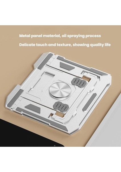 360 Derece Dönebilen Dizüstü Bilgisayar Tablet Standı Tablet Gümüş (Yurt Dışından) fırsatları