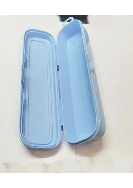 Turkuaz Multi Renkli Kapaklı Kalemlik Kutusu -Çanta Içi Saklama - Diş Fırçası - Makyaj Fırçası Kutu modelleri