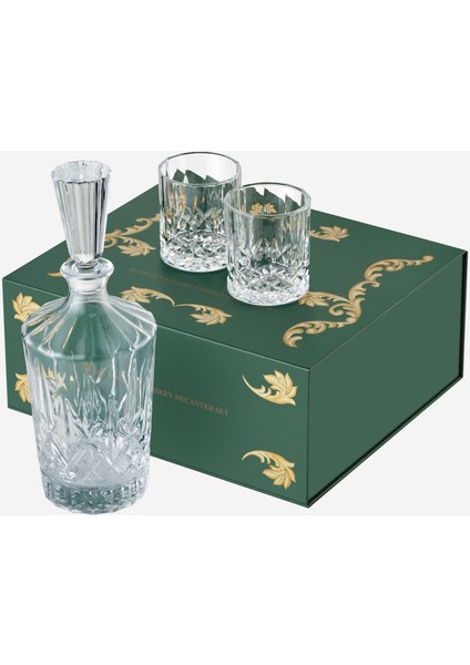 The Gentlemen’s Reserve Şeffaf Cam Viski Seti