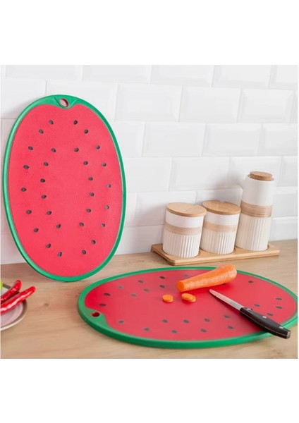 Karpuz Figürlü Kaydırmaz Kesme Tahtası Doğrama Panosu modelleri