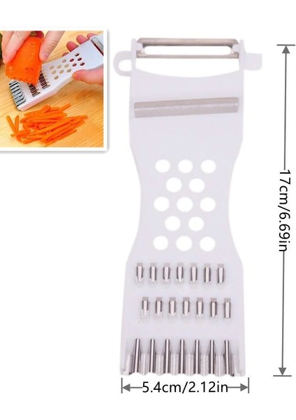 Rende Soyacak 5 Fonksiyonlu Sebze Meyve Soyucu Patates Havuç Salatalık Zencefil Doğrayıcı modelleri