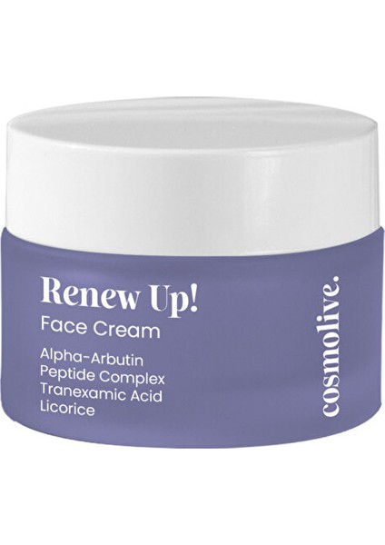 Yüz Kremi Koyu Leke Karşıtı Aydınlık & Pürüzsüz Cilt Için Etkili Bakım